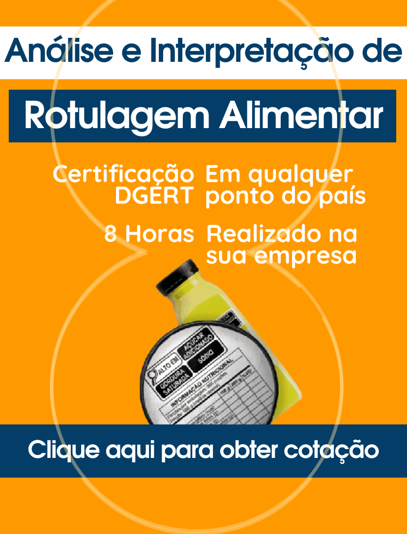 Formação em Análise e Interpretação de Rotulagem Alimentar