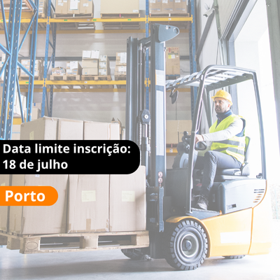 Formação de Empilhadores no Porto